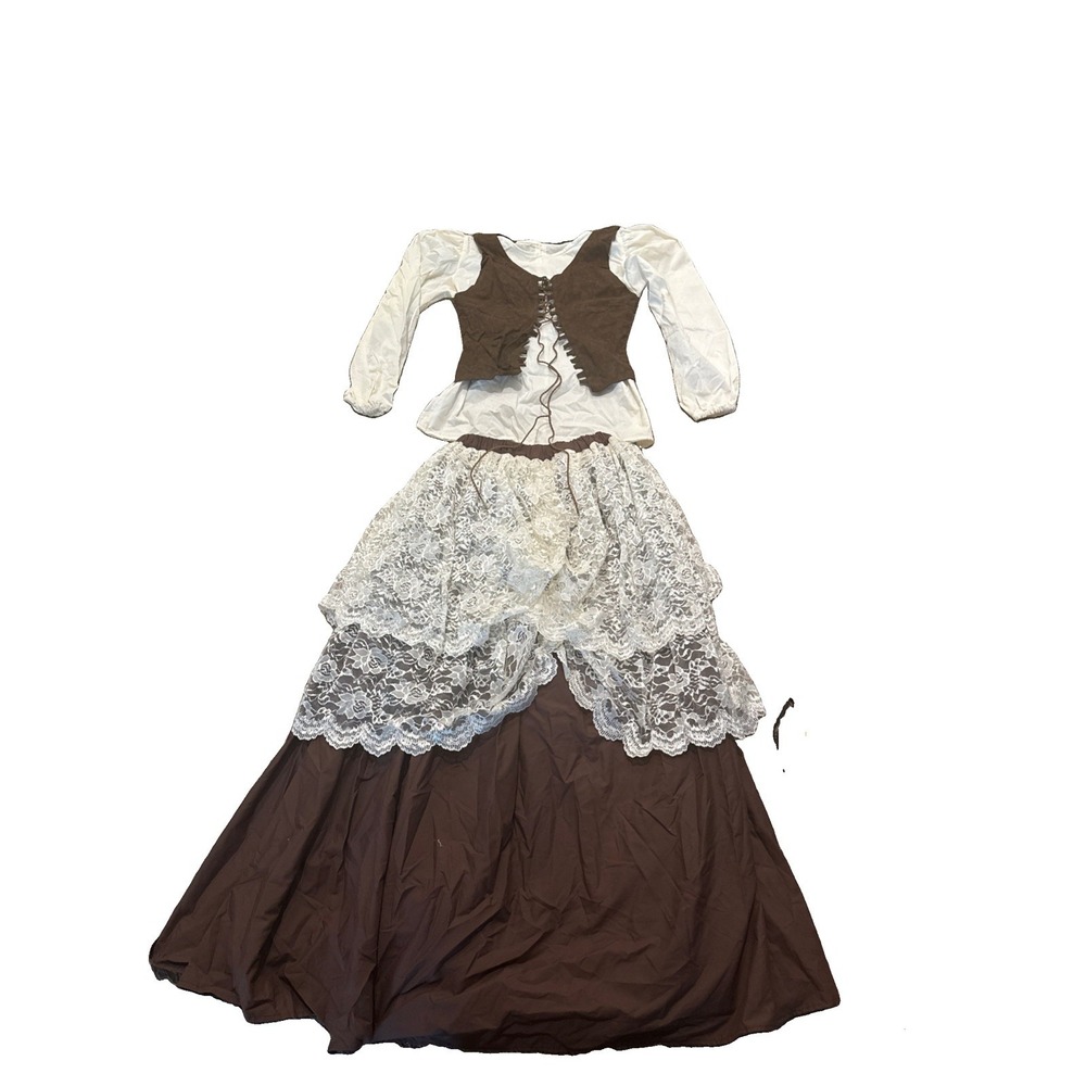 Western Dress Victorian Costume Civil War Prairie Style Cowgirl Custom Designed